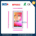 OEM logo printed available 6.5" MTK6572 lowest tablet phone 3g
